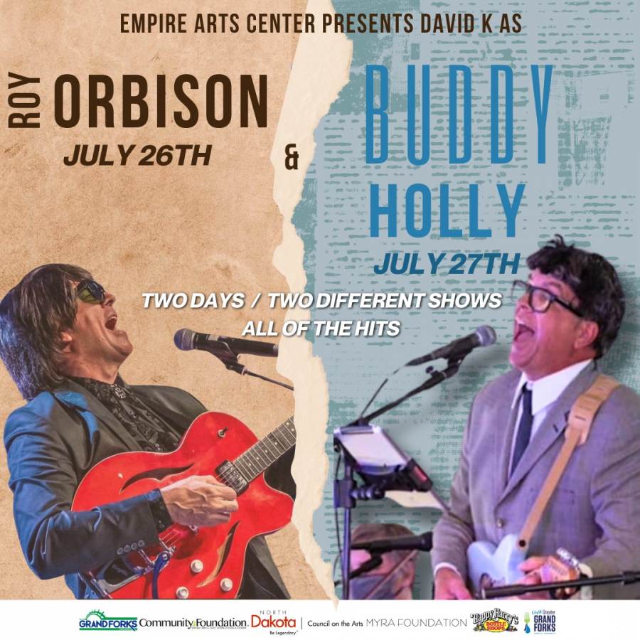 David K as Buddy Holly: A Tribute Show - Visit Grand Forks