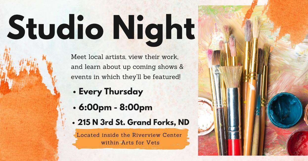 Studio Artist Night at Grand Forks Arts Center - Visit Grand Forks