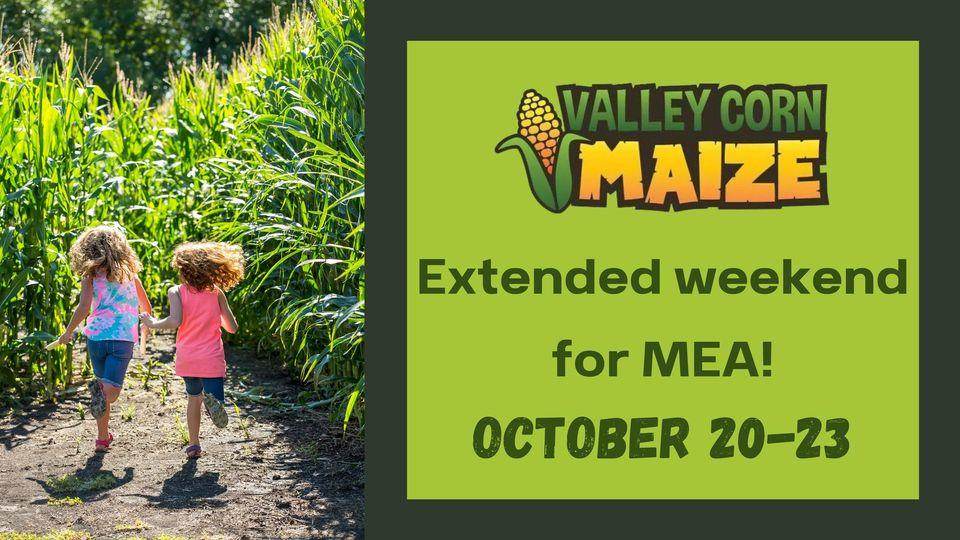 Extended Weekend for MEA Conference at Valley Corn Maize Visit Grand
